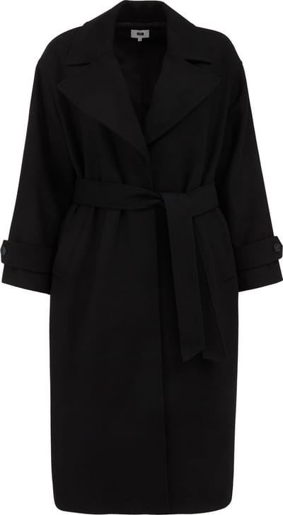 WE Fashion Dames jas van wolmix - Curve
