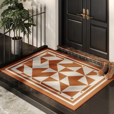 Lichte Luxe en Eenvoudige Entree Deur Vloermatten, Entree Deurmatten, Huis Entree Deurmatten, Antislip Tapijten 50x80cm black
