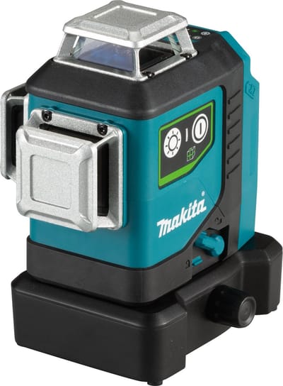 Makita SK700GD 12V Max Li-Ion accu kruislijnlaser body in tas - zelfnivellerend - groen 3x360° - 35m