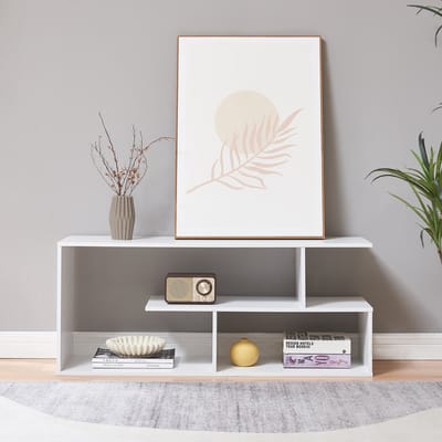 Tv-meubel Anän 100x30x42 cm wit [en.casa]