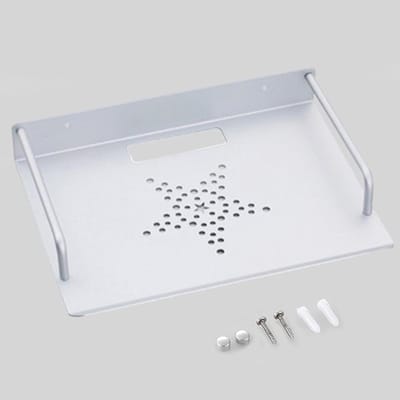 Projectorhouder Routerplank - Wandmontage Rek - Home Entertainment - Multifunctioneel Metaal - 29 x 21 x 4.5 cm - Zwart