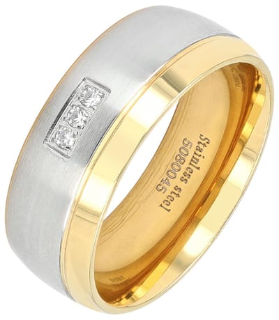 AKZENT Akzent Dames Ring Duo Expression, duurzaam