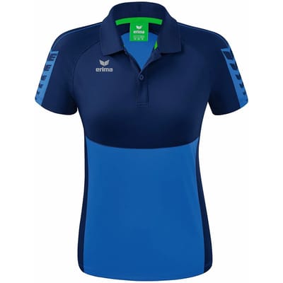 Erima Six Wings Polo Dames - New Navy / New Royal | Maat: 36