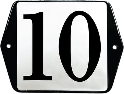 Emaille huisummer model oor - 10