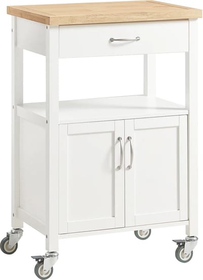 Mara Keukentrolley - Opbergtrolley - Serveerwagen - MDF - 60 x 44.5 x 91 cm