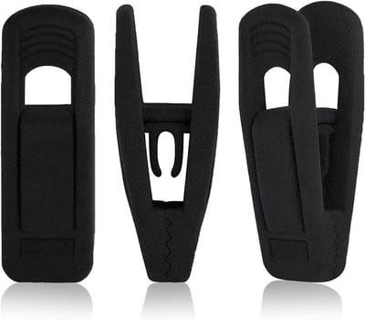 Set van 20 Plastic Wasknijpers voor Handdoeken en Kleding - Zwarte Kledingclips voor Binnen en Buitengebruik