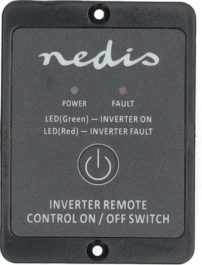 Nedis Afstandsbediening voor Omvormer – 6 m – RJ12 – Zwart