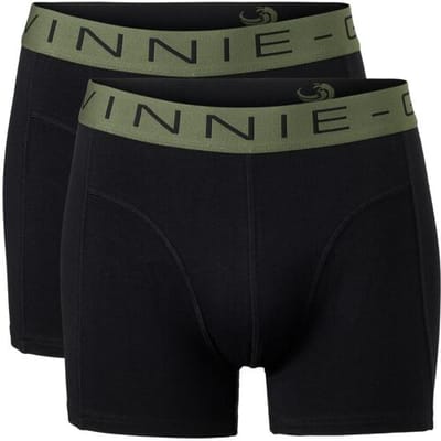 Vinnie-G Boxershorts 2-pack Black Forest - Maat S - Heren Onderbroeken Zwart - Geen irritante Labels - Katoen heren ondergoed
