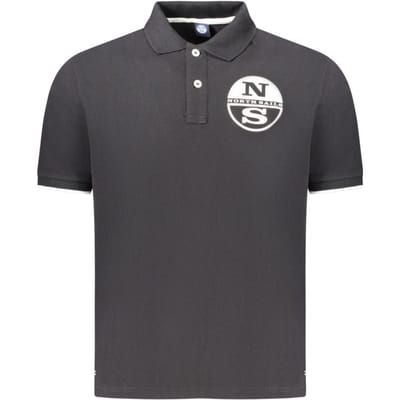 North Sails Zwart Katoenen Heren Polo