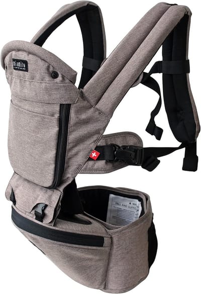 Ergonomische Babydrager met Heupzitje voor 9 Draagposities - Wandelen en Dagelijks Gebruik