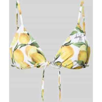 Bikini-top met alloverprint model 'FANCY_TRIANGLE'
