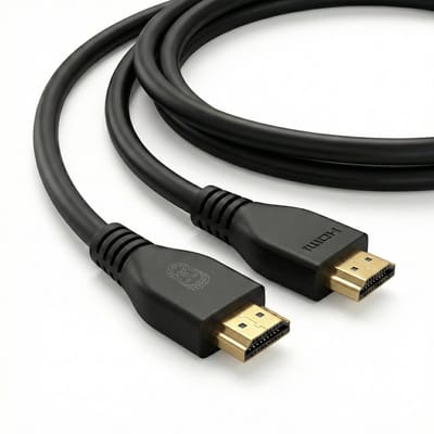 Ëssentials by Upström HDMI 2.1 Kabel 1m – 8K @ 60Hz & 4K @ 120Hz – 48Gbps – Gerecycled PVC – Goudvergulde Connectoren