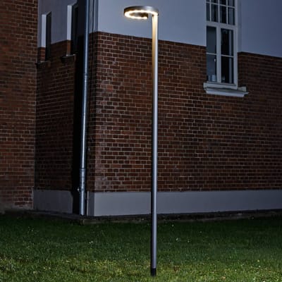 Lucande - Lantaarnpalen - 12lichts - Aluminium, kunststof - H: 200 cm - grafiet - Inclusief lichtbronnen
