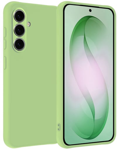 Hoesje Geschikt voor Samsung Galaxy S26 - Sterk & Shockproof - Hoes Cover - Siliconen Case - Groen