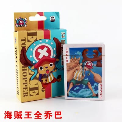 54 Stuks/set One Piece Figuren Collectie Monkey D. Luffy Pokerkaart en Roronoa Zoro Speelkaarten Kleurdoos Verpakking Kind Mooi Cadeau Speelgoed