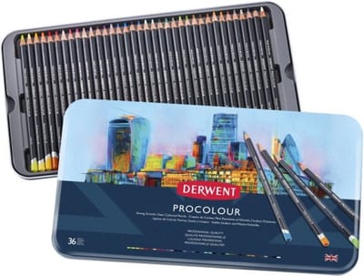 Derwent Procolour 36 stuks blik