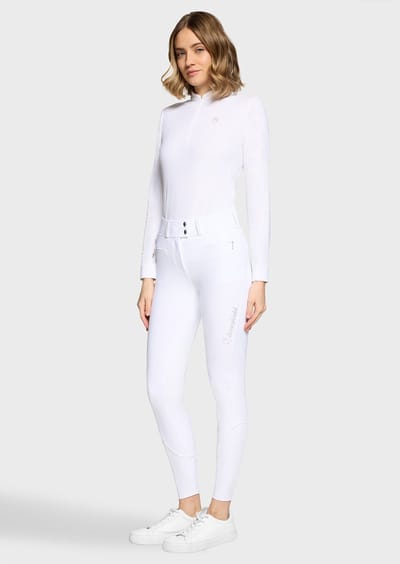 Rijbroek Claranova Full Grip SS26 White White - 42