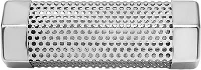 Pellet Rookbuis - BBQ Pijp - Buiten Koken - Gelijkmatige Verwarming - 15.7 x 5.5 cm - Zilver