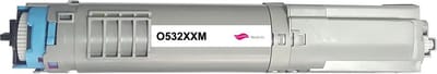 OKI 46490606 - Toner Magenta - 6000 pagina's - Huismerk Compatible - Geschikt voor OKI C532DN OKI C542DN OKI MC563DN OKI MC573DN Okidata C532dn Okidata C542dn Okidata MC563dn Okidata MC573dn - O532XXM alternatief - OKI toner