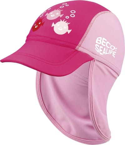 Beco Sealife - Zonnepet kinderen - Zonnepetje kind - Roze 2-6 jr