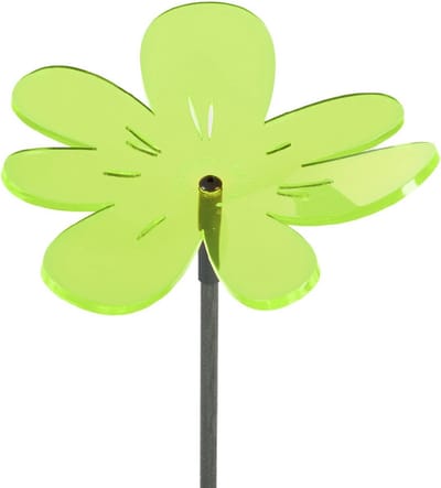 Cazador Del Sol zonnevanger - tuin decoratie voor buiten - Nea - Wavy - Ø150mm x 120cm - Tuinbeeld - Groen Set 1