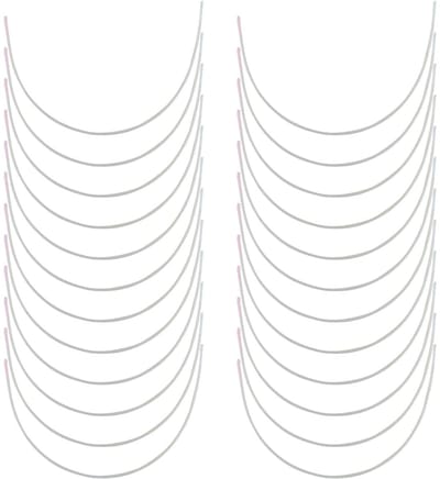 Dailygoods- Beha-bandjes 12 Paar - Vervangende Bandjes - Beha-accessoires - Duurzaam Ijzer - Geschikt voor A-E-cup - Ongeveer 24.5*5.2"/9.65*5.59 inch - Beugel