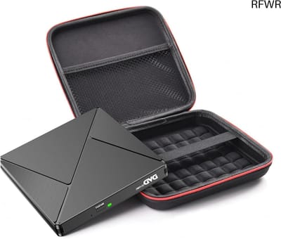 RFWR® Extern CD/DVD-station met USB 3.0 en opbergtas voor laptop en desktop