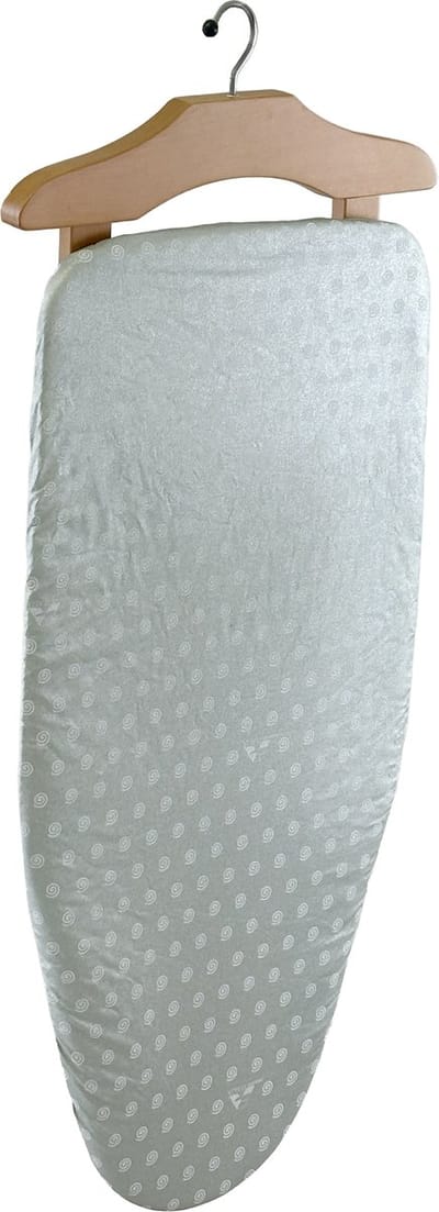 Arredamenti Italia STIROMIA Strijkplank – Ophangbaar/ Tafelmodel – ook voor kledingstomer/handstomer - Werkblad 85 x 32 cm – Massief Beuken – Kersenhoutkleur – ARIT