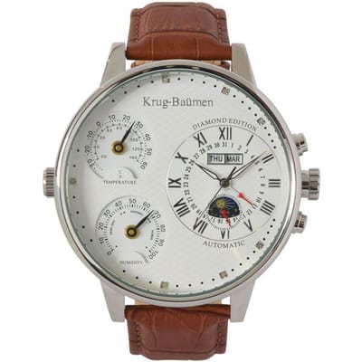 Krug Baumen KBW-200-04 Weather Diamond Heren Horloge 55mm