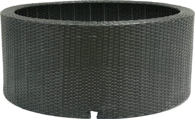 Ubbink - DecoWall - Wicker II - antraciet - decoratief - omranding voor waterornamenten