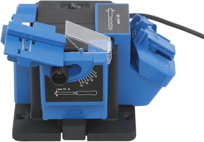 Elektrische Slijper - Multifunctioneel Slijpapparaat - Gereedschap Scherp Maken - Krachtige 96W Motor - 3-13mm Boren - Blauw Zwart