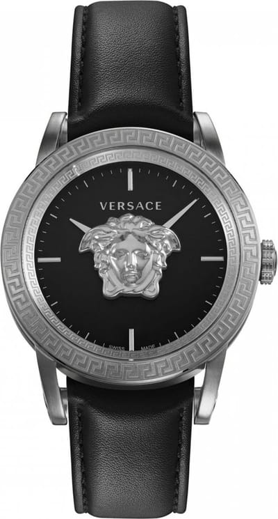 Versace VERD01220 horloge mannen - Roestvrij Staal - antraciet grijs