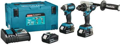 Makita DLX2550TJ Accu combiset 2-delig (DHP492 + DTD153) 18V 5.0Ah in Mbox