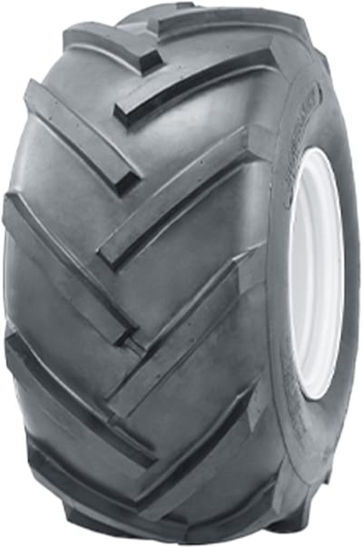 16x6.50-8 Open midden, met noppen, rotovator-profiel, landbouwband op een 4-bouts 100 mm P