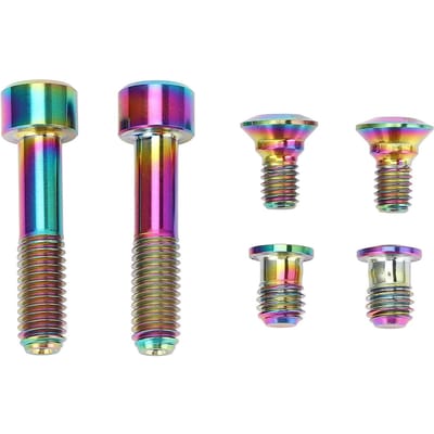 6 stuks Kleurrijke Mountainbike Schroeven Kit Fiets Versnellingspook Bevestigingsschroeven voor GX GX Eagle voor X9 X01 blue
