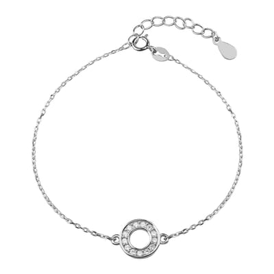 Zirkonia Zilver Armband Dames - Dames Zilver Armband - Zilver Armband Dames met Zirkonia- Zilveren Armband - Echt Zilver - Zilver 925 - Amona Jewelry