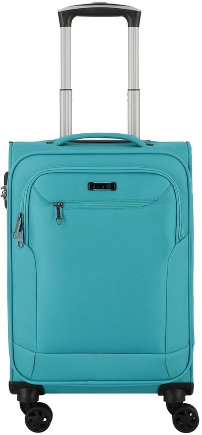 d & n Travel Line 6854 4-wiel cabinewagen 55 cm - Zachte bagage - Combinatieslot - petrol