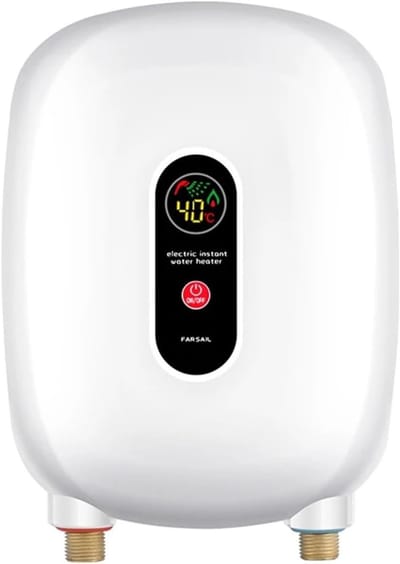 Doorstroomverwarmer - Directe boiler - Snel Warm Water - Tankloos Ontwerp - 3000W - Wit
