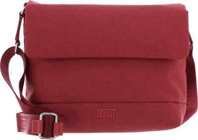 JOST Schoudertas Bergen Crossbody Bag Apricot Lichtrood