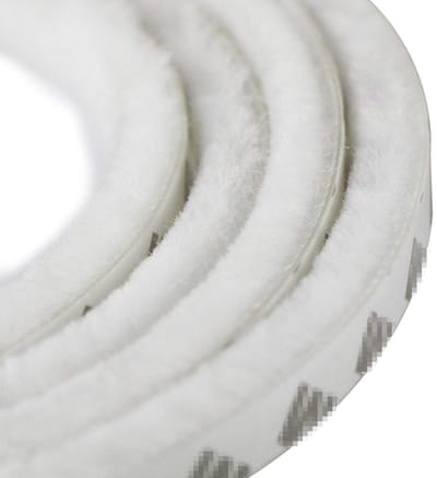 Dailygoods- Afdichtingstape 5 m - Zelfklevende Borstelstrip - Winddicht - Stofdicht - UV-bestendig - Voor Naden 9-20 mm - Deurafdichting
