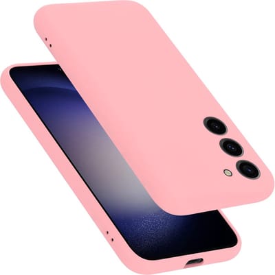 Cadorabo Hoesje geschikt voor Samsung Galaxy S23 in LIQUID ROZE - Beschermhoes gemaakt van flexibel TPU silicone Case Cover