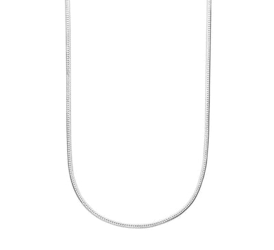 Zilver Gerhodineerde Collier plat 1 1333850