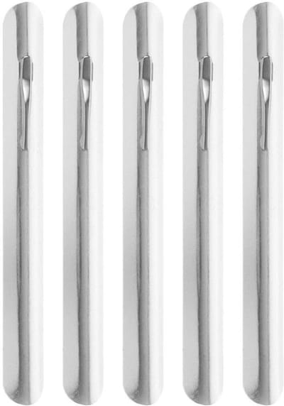 Kruimelveger Tafel - Broodkruimelreiniger - Snel Tafels Schoonmaken - Met Kledingclip - 15 cm - Zilver