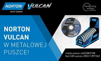 Norton Vulcan - Doorslijpschijf - 125mm - 1,0mm - Metaal en INOX