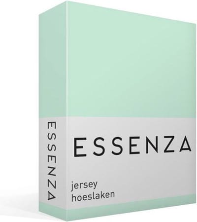 ESSENZA Premium Jersey Hoeslaken Mint 140/160x200/220 cm