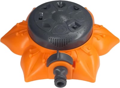 Tuinsproeier - Gazonirrigatie Watersproeier - Gazon Onderhoud - 8 Sproei Modi - 20 x 19 x 5 cm - Grijs
