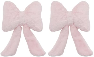 Dailygoods- Hoofdsteunkussen - Pluche Hoofdsteun - Set van 2 - Verstelbare Clip - 27x21 cm - Zachte PP-katoenen Vulling - Schattig Design - Neksteun