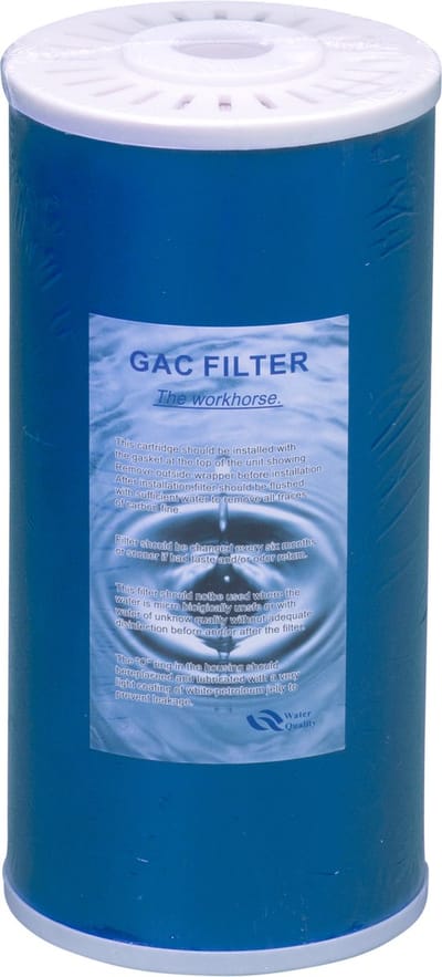 GAC drinkwater filter patroon 10inch/25cm - 5 micron
