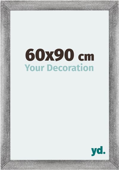 Your Decoration - Fotolijst 60x90 cm - MDF - Grijs Geveegd - Mura