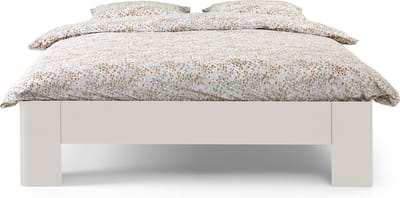 B Bright Fresh 400 Bed 90x210cm - Bedframe Wit - Eenpersoonsbedden - Instaphoogte: 40cm